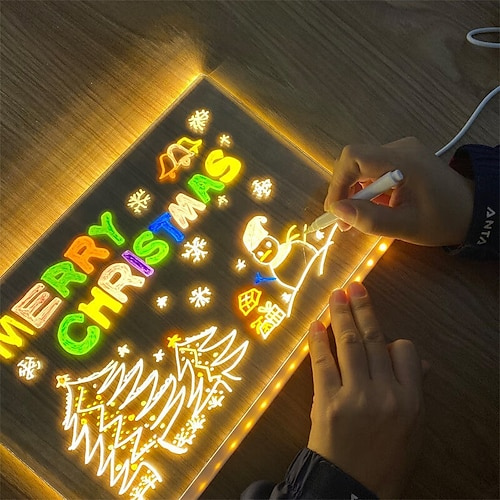 La Pizarra LED Mágica que Hace Brillar la Creatividad de tus Hijos™