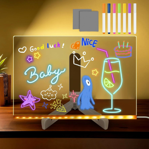 La Pizarra LED Mágica que Hace Brillar la Creatividad de tus Hijos™